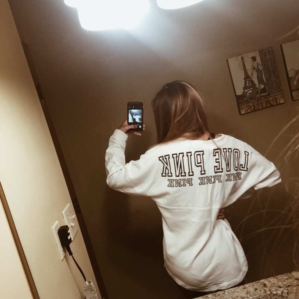victoria’s secret PINK fleece long sleeve